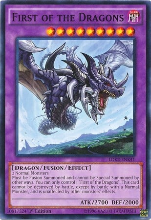 First of the Dragons Card Front