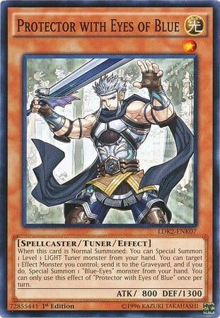 Protector with Eyes of Blue Card Front
