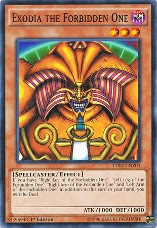 Exodia the Forbidden One Card Front