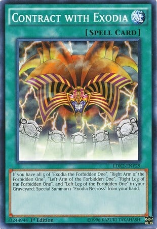 Contract with Exodia Card Front