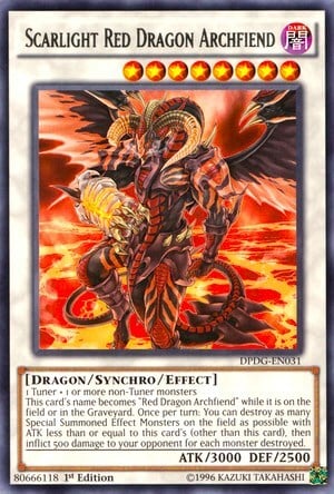 Arcidemone Drago Rosso Lucesfregio Card Front