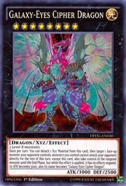 Galaxy-Eyes Cipher Dragon · Super Rare 040