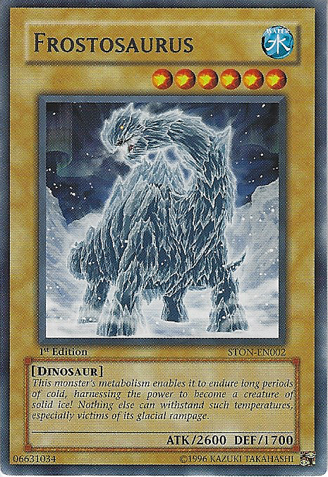 Frostosaurus Card Front