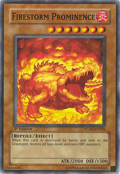 Firestorm Prominence Card Front