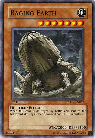 Raging Earth Card Front