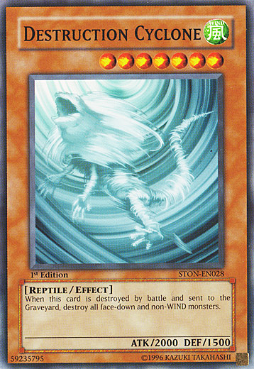 Destruction Cyclone Card Front