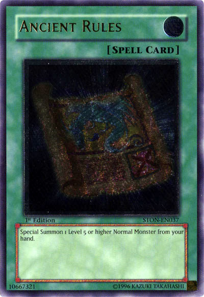 yugioh spell card rules Soul Exchange - INFO-EN100 - Super Rare Fake Rules We Used In