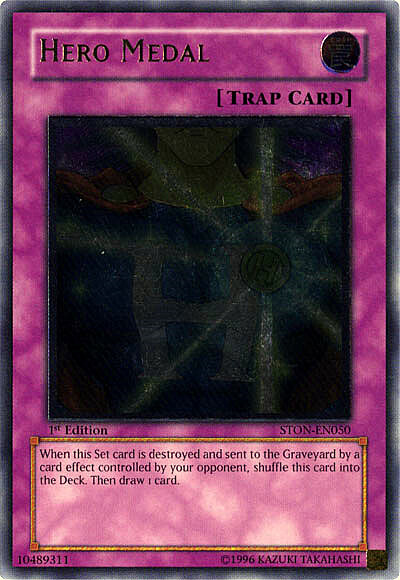 Hero Medal Card Front