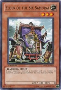 Anziano dei Sei Samurai Card Front