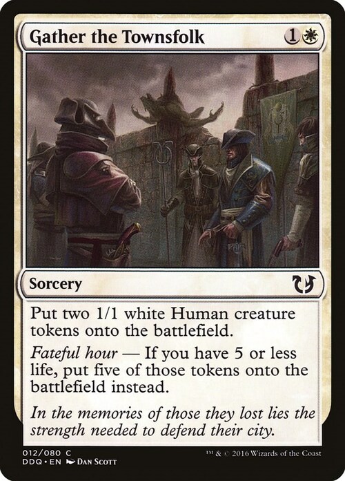 Gather the Townsfolk Card Front