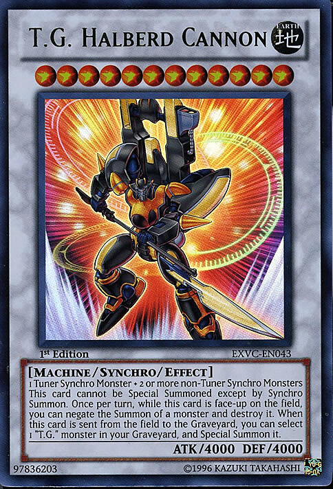 T.G. Halberd Cannon Card Front