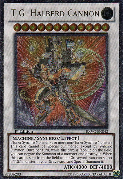 T.G. Halberd Cannon Card Front