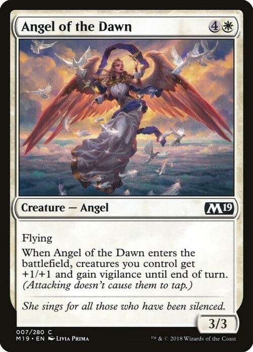 Angel of the Dawn Card Front