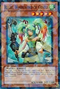 Reeze, Whirlwind of Gusto Card Front