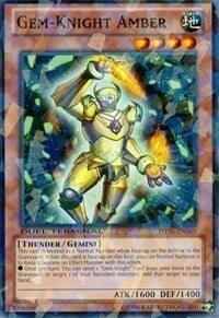 Gem-Knight Amber Card Front