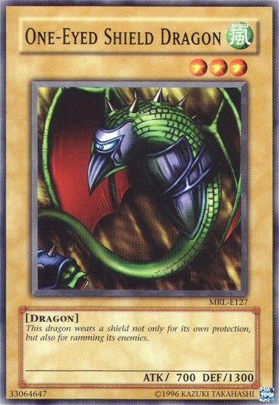 One-Eyed Shield Dragon Card Front