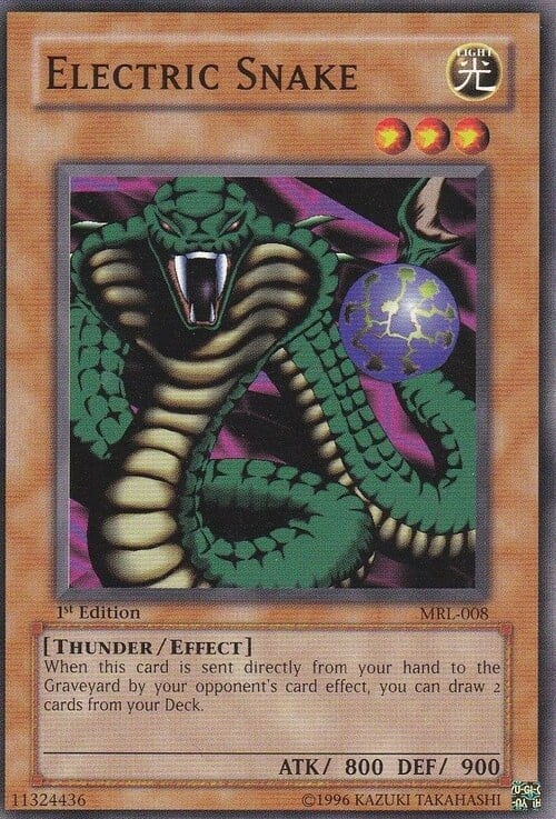 Electric Snake Card Front