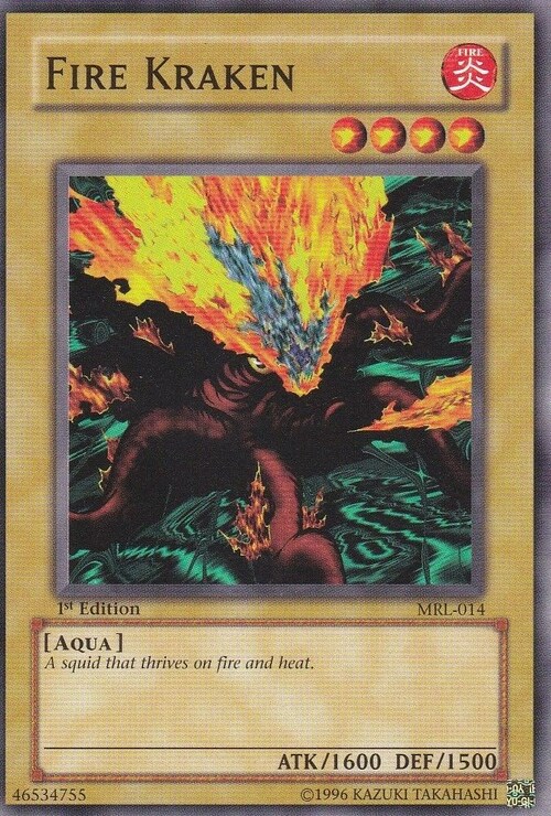 Fire Kraken Card Front