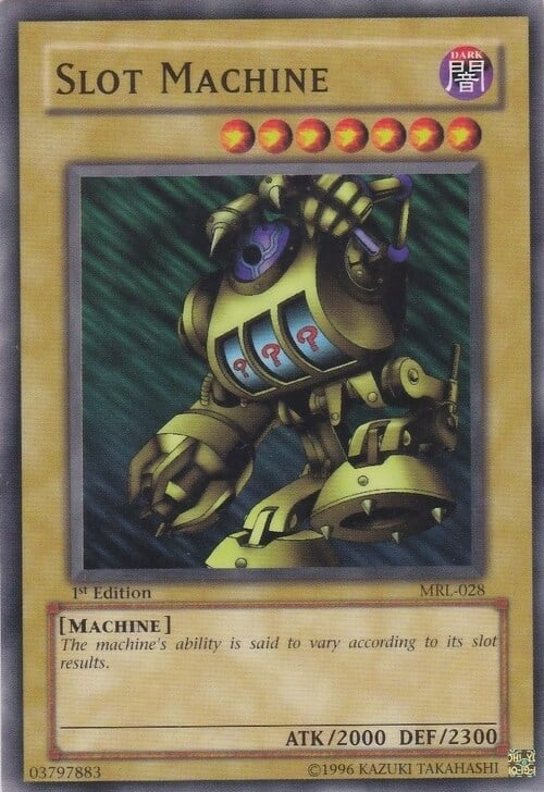 Slot Machine Card Front