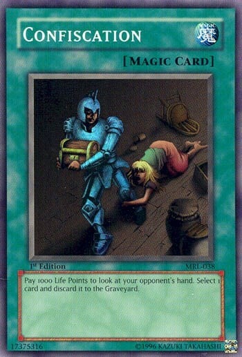 Confiscation Card Front