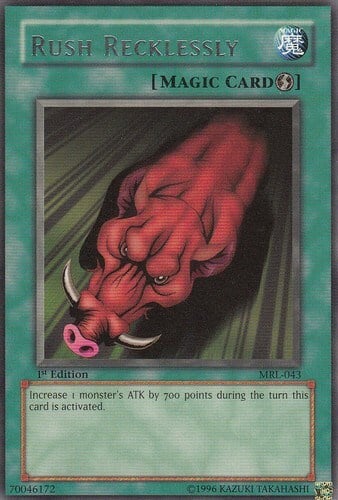 Rush Recklessly Card Front