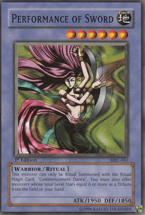 Performance of Sword Card Front