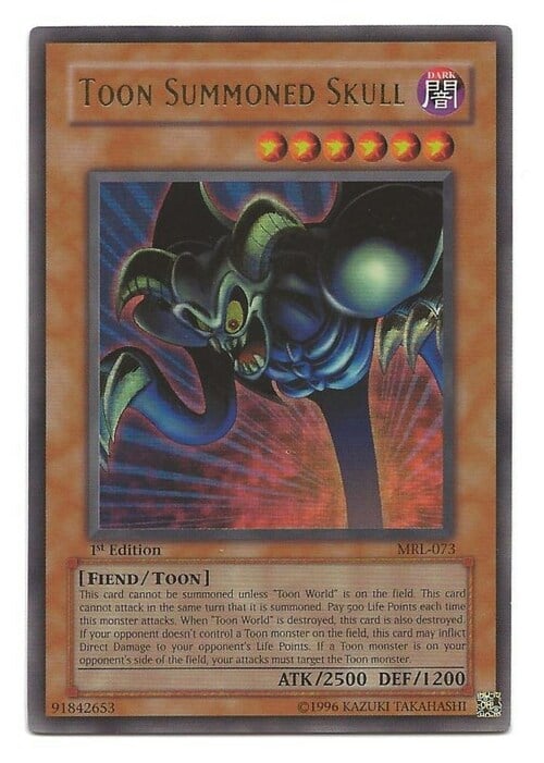 Toon Summoned Skull Card Front