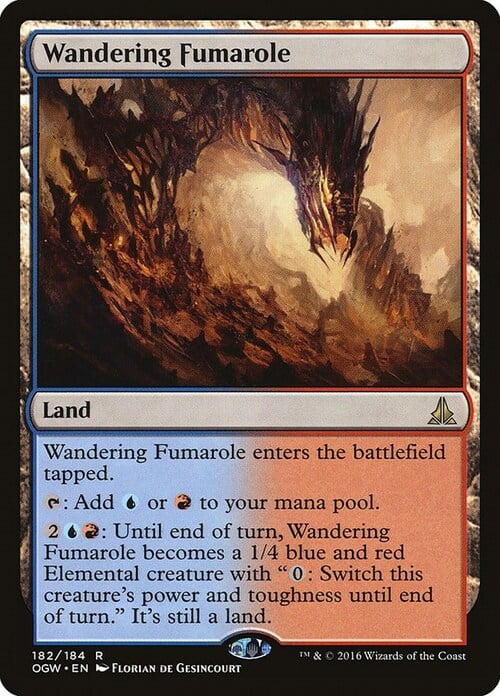 Wandering Fumarole Card Front