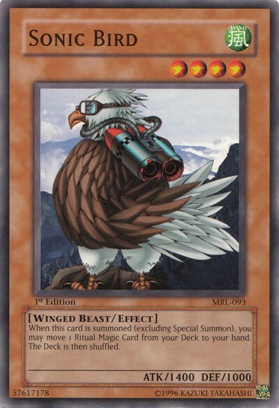 Sonic Bird Card Front