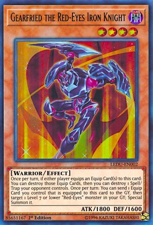 Gearfried the Red-Eyes Iron Knight Card Front