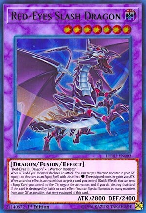 Red-Eyes Slash Dragon Card Front