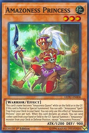 Amazoness Princess Card Front
