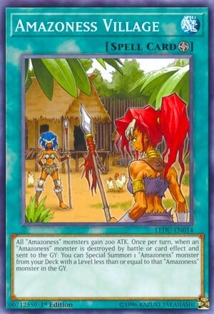 Amazoness Village Card Front