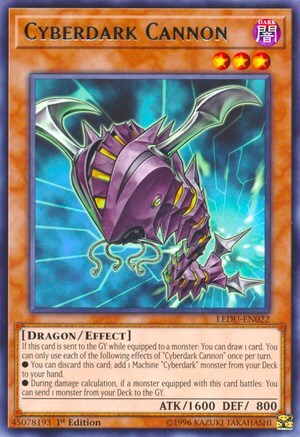 Cyberdark Cannon Card Front