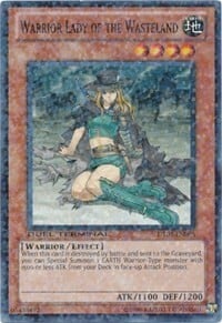 Warrior Lady of the Wasteland Card Front