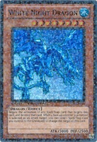 White Night Dragon Card Front