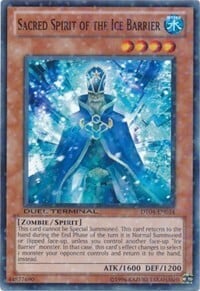 Sacred Spirit of the Ice Barrier Card Front