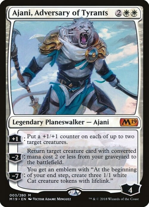 Ajani, Adversary of Tyrants Card Front
