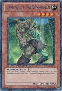 Elemental HERO Woodsman Card Front