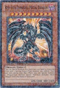 Red-Eyes Darkness Metal Dragon Card Front