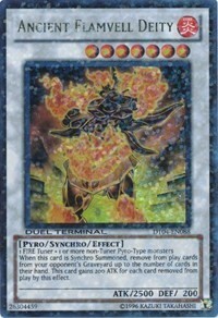 Ancient Flamvell Deity Card Front