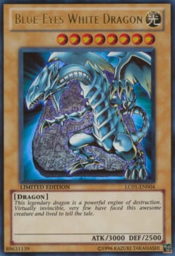 Blue-Eyes White Dragon Card Front