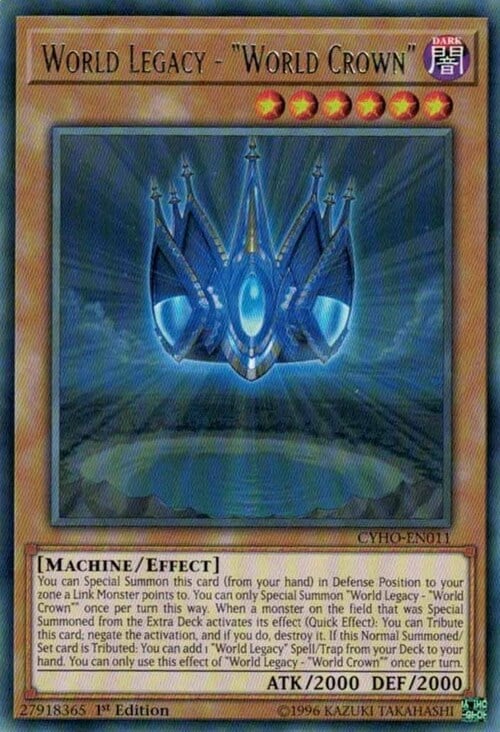 World Legacy - "World Crown" Card Front