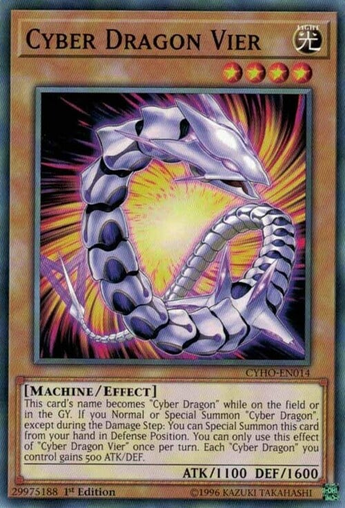 Cyber Dragon Vier Card Front