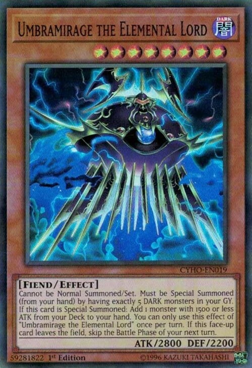 Umbramirage the Elemental Lord Card Front