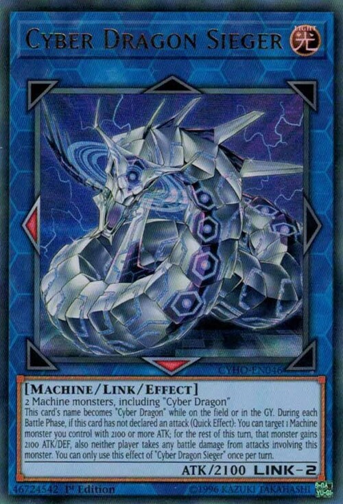 Cyber Dragon Sieger Card Front