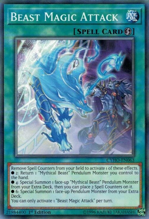 Beast Magic Attack Card Front