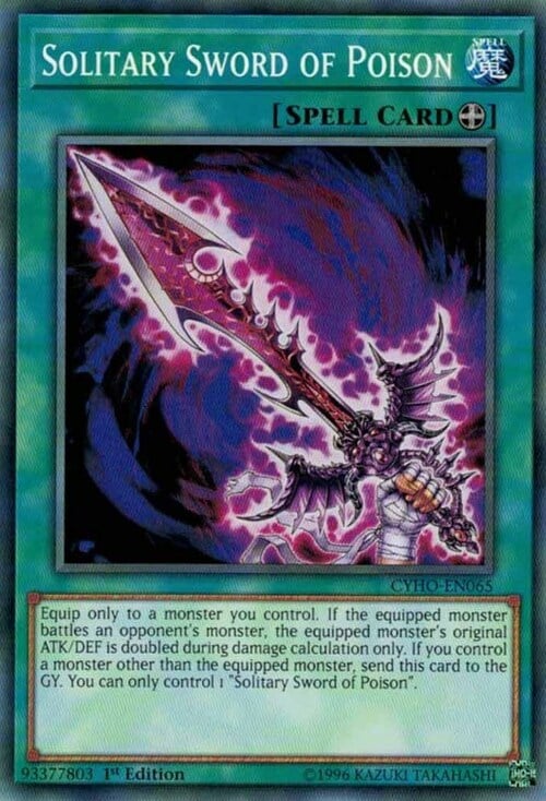 Solitary Sword of Poison Card Front