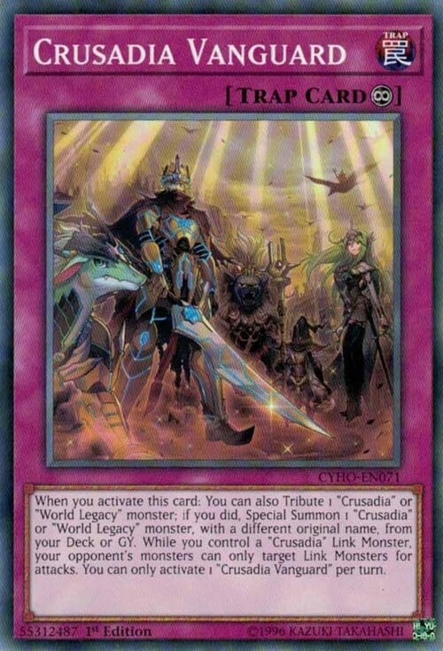 Crusadia Vanguard Card Front
