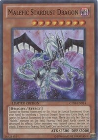 Malefic Stardust Dragon Card Front
